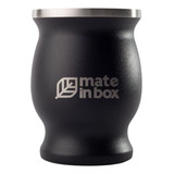 Cuia Térmica Inox Mate Chimarrão Tereré Quente Ou Fria Cor Preto