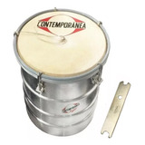 Cuíca Contemporânea Linha Light Alumínio 6 Pele Couro 115lt