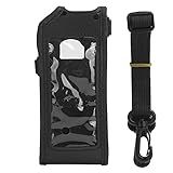Cuifati Capa Protetora Walkie Talkie Capa De Silicone Macia De Couro PU Protetor Walkie Talkie Adequado Para Qualquer Tom At D878UV Rádio Bidirecional
