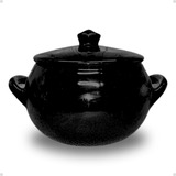 Cumbuca Sopeira Tigela De Porcelana Ceramica Caldo Sopas 1lt Cor Preto