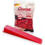 Cunha Slim Nivelador Porcelanato Piso Slim 200 Peças Cortag