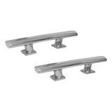 Cunho Amarra Cabo Escandinavo Aço Inox 10 25 Cm Barco Kit 2