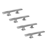Cunho Amarra Cabo Escandinavo Aço Inox 10 25 Cm Barco Kit 4