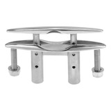 Cunho Retrátil Amarração 6 Pol 15cm Aço Inox Veleiro Barco