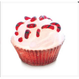 Cup Cake De Parafina Com Led 3d 5 X 5 X 5 Cm Com 1 Unidade