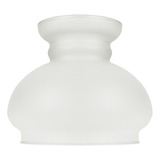 Cúpula De Vidro 16 5 Cm Fosco Para Luminária Abajur