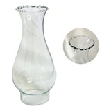 Cúpula De Vidro Manga Transparente Lampião 6 5 Cm Luxo