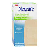 Curativo Comfort Joelho Cotovelo Com 8 Nexcare