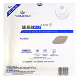 Curativo De Alginato Cálcio Prata 10cmx10cm Vitamedical