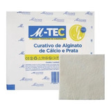 Curativo De Alginato De Cálcio E Prata M tec 10cmx10cm unid 