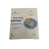 Curativo De Silicone Com Espuma E Borda Silicare 10x10cm Caixa Com 5 Unidades Vitamedical S72045