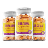 Cúrcuma Com Pimenta Preta 2 Potes Piperina Açafrão Da Terra Sabor Curcuma Piperina