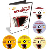 Curso Completo Acordeon Iniciantes 5 Dvds original edon