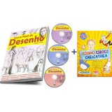 Curso De Desenho   Como Desenhar Caricatura   2 Livros   3 Dvds