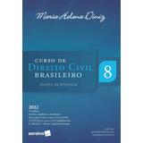 Curso De Direito Civil Brasileiro Volume 8 Direito De Empresa De Diniz Maria Helena Editorial Saraiva Educação S A Tapa Mole En Português 2022