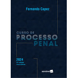 Curso De Processo Penal 31 Edição 2024 De Fernando Capez Vol 1 Editorial Saraiva Jur Capa Mole Edição 31 Em Português 2024