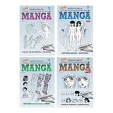 Curso Desenho Mangá Kit Com 4 Livros Arthur Garcia