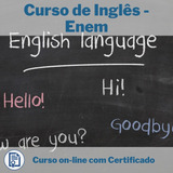 Curso Online Em Videoaula De Inglês Enem Com Certificado
