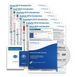 Curso Tutorial De Treinamento Deluxe Do Microsoft Office 2016 Aulas Em Vídeo Manuais De Instruções Em Pdf Guia De Referência Rápida Impresso E Laminado Materiais De Teste E Certificado De