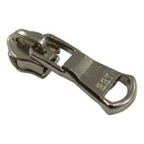 Cursor N 5 Ou 6 Flat Niquelado P Zíper Nylon 100 Unidades