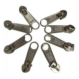 Cursor Zíper Nylon N5 6 Grosso Niquelado prateado 100 Pçs