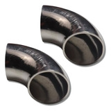 Curva 90 Aço Inox 304 1 Polegada 25 4mm Polida Externa