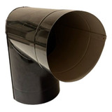 Curva 90 Graus 25cm Chaminé Duto Metal Churrasqueira Forno