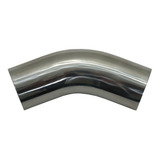 Curva Escapamento Inox 304 45 Graus Em 2 5 Polegadas