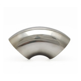 Curva Inox 304 Escapamento Escape 90 Graus Em 4 Polegadas