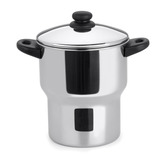 Cuscuzeira Grande Fogão Indução Inox 3l Forma Envio Imediato