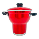 Cuscuzeiro cuscuz Legumes No Vapor Modelo Color Tam médio Cor Vermelho