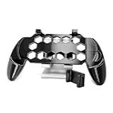 Customized For PSP3000 PSP2000 Hand Grips NonSlip Gaming Handle For Sony PSP 3000 2000 Slim Handheld Game Consoles Black White Anti Slip Sweat Resistant Gaming Handle Holder Accessories