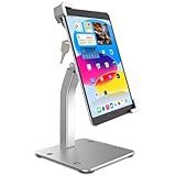 Cuxwill Suporte De Mesa Antifurto Para Tablet IPad De 7 A 11 Polegadas Giratório De 360 Suporte Para Tablet Comercial POS De Alumínio Resistente Com Trava De Segurança Compatível Com IPad 10 9 