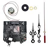 CVZQTE Movimento De Gatilho Tipo Parafuso Com Caixa De Sino De Música De Plástico E Ponteiros De Buzina Acessórios De Quartzo Kits DIY