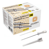 Cx 100 Un Cateter Intravenoso Piercing 24g Descarpack