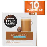 Cx C 10 Caps Dolce Gusto Café Com Leite Desnatado Nescafé