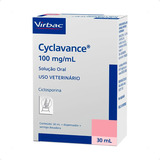 Cyclavance 100 Mg ml Virbac Para Cães 30ml Envio Imediato