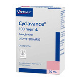 Cyclavance 100 Mg ml Virbac Para Cães 30ml Envio Imediato