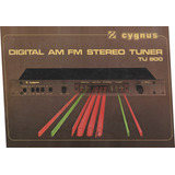 Cygnus Tu800 Manual De Instruções
