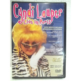 Cyndi Lauper Live In Paris Dvd Original Impecável