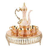 D Conjunto De Bule De Café Turco Vintage De Luxo Decoração