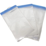 D d Saco Adesivado Plástico Transparente Com Aba 35x45 Cada 100 Unidades
