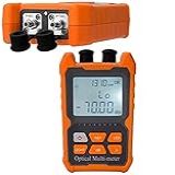 D YEDEMC Testador De Cabo De Fibra óptica Portátil Medidor De Energia óptico FC-SC-ST Interface Universal Testador De Fibra Integrado 1Mw Localizador De Falhas Visuais -OPM-VFL-
