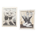 D0231 Austria Esporte Ginastica Yvert N 1026 7 De 1965