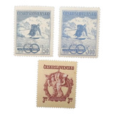 D0627 Checoslováquia Esportes De Inverno 1950 Yvert N 5