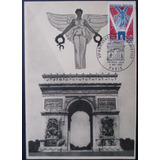 D0831 França Máximo Postal De 1968 Comemorativo Aos 50 A