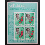 D0980 Ghana Flores Bloco Yvert N 11 De 1964 Nn