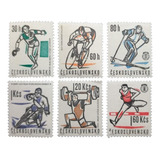 D1171 Checoslováquia Esportes Yvert N 1251 6 De 1963 Nn