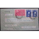 D1859 Brasil Envelope Aéreo Registrado Circulado 1939 De