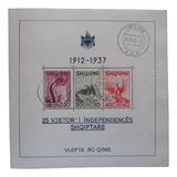 D2470 Albania Fauna Bloco Yvert N 1 Carimbo De Favor